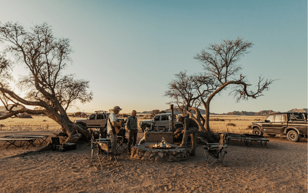 People travelling with the Mahindra Karoo Pik Up Double Cab while learning problem solving skills in the workplace